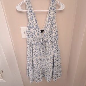 Blue floral Lulus dress
